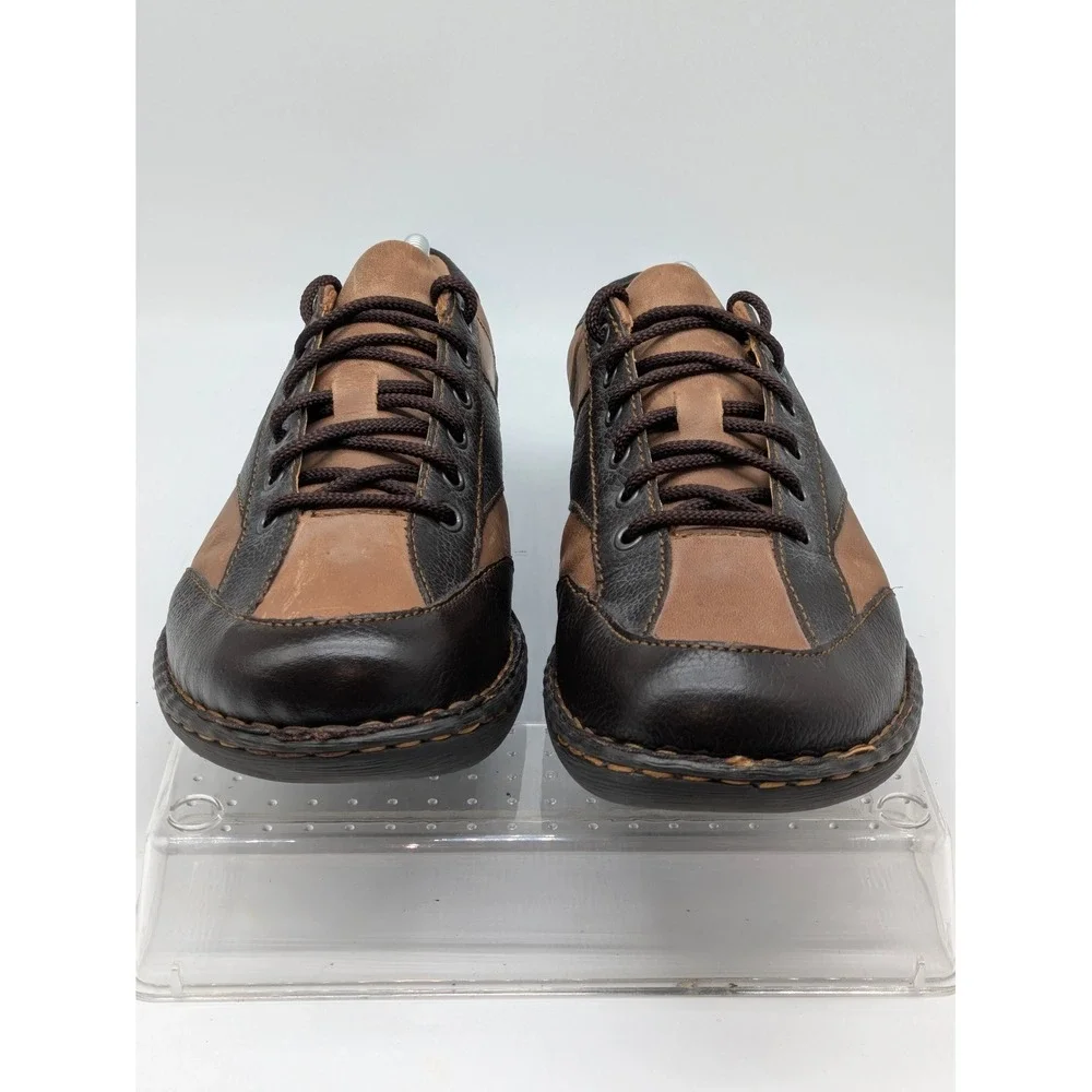 b.o.c. by Born Men's Brown Leather Lace Up Comfort Shoes Size 11 EU 43 Casual
